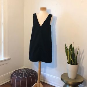 Free People Black Denim Dress